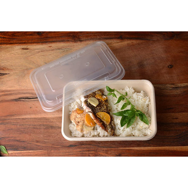 Prep & Savour 29oz Rectangular Compostable Serving Bowls No Lids Wayfair